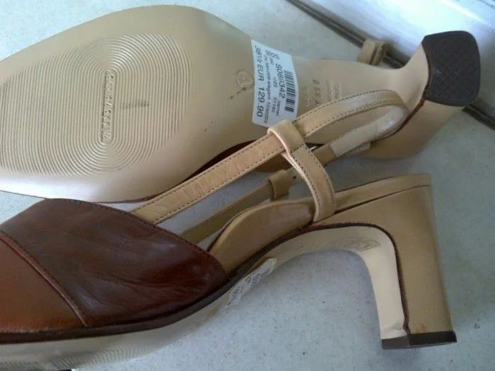 SANDALE VALLEVERDE MODA COMODA PIELE NATURALA MARIME 381/2 MADE IN ITALY
