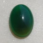 Cabochon agata verde aprox 30x20x7.6 mm
