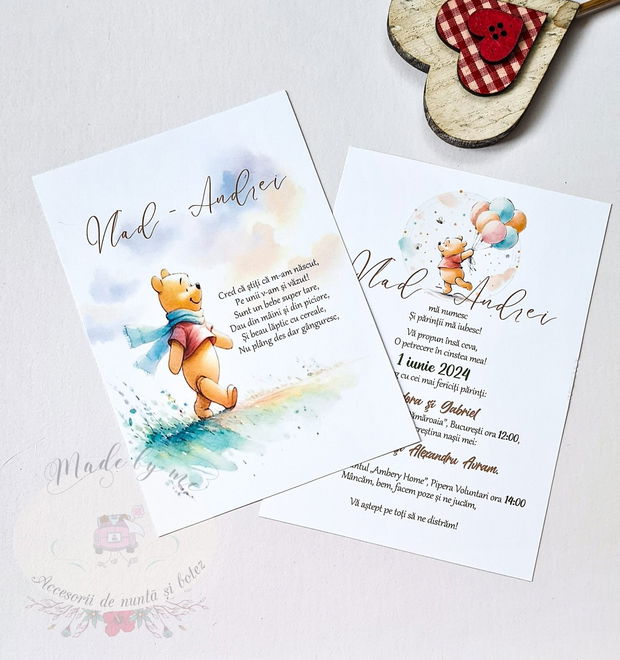 Invitatie botez Winnie