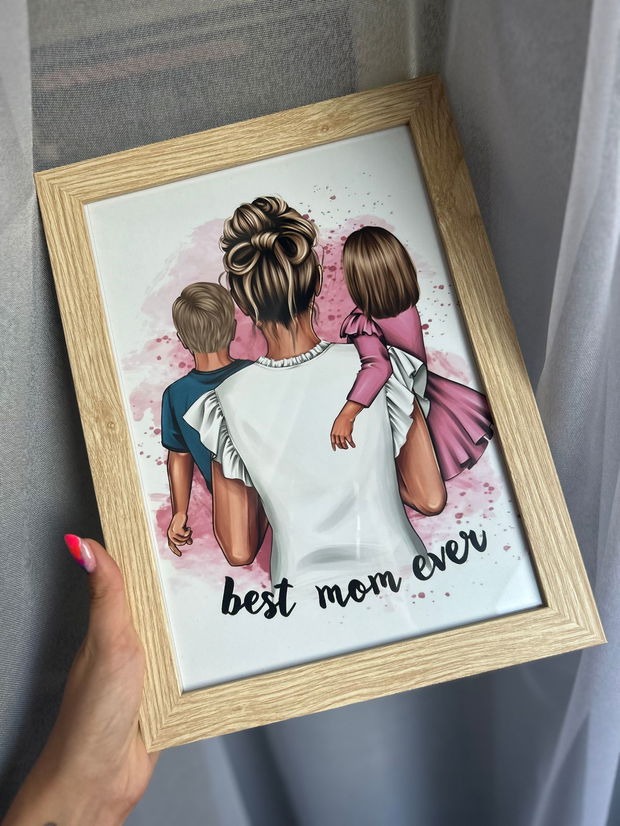 Rama foto personalizata Cea mai buna mama