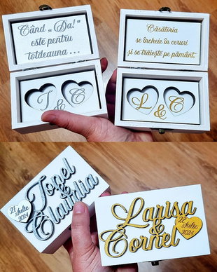 Cutie Verighete Personalizata