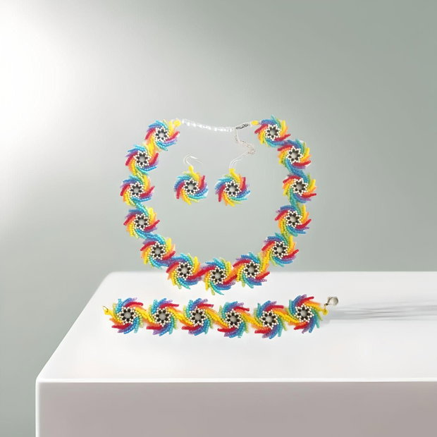 Set spirala colorat