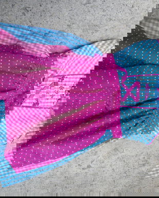 Sarafan bavarez cu sort pt fetite 4/5 ani