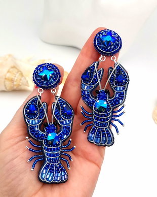 Rezervat Cercei - Blue Crab Elegance