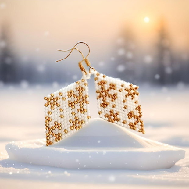 Cercei Golden snowflakes