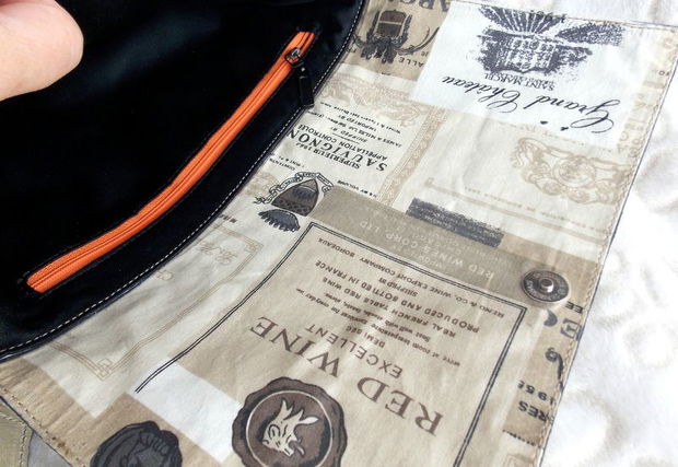 Geanta piele naturala lacuita vintage*Dragon-Fly*Crossbody bag