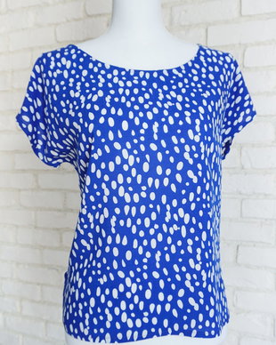 Bluza Lejera Albastru cu Alb