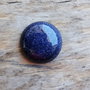 Cabochon blue goldstone, 25 mm