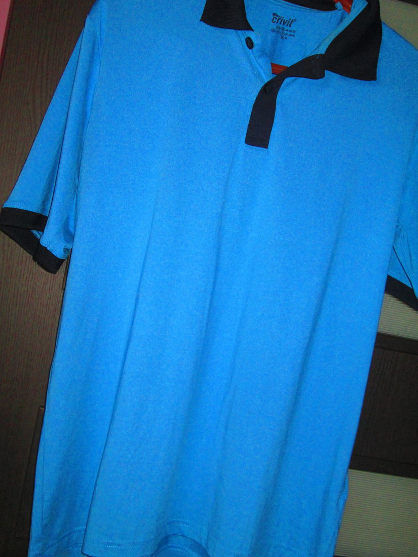 bluza albastra sport Crivit 48/50
