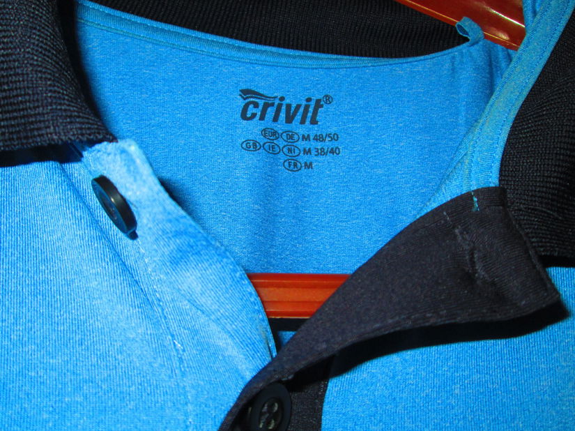 bluza albastra sport Crivit 48/50