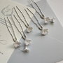 FLOWER POWER - set de 5 agrafe / ace de par pentru nunta, cununie civila sau botez