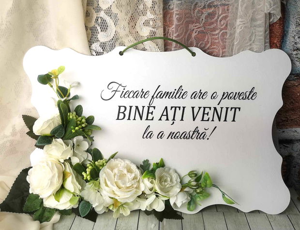 Placuta "Bine ati venit!"