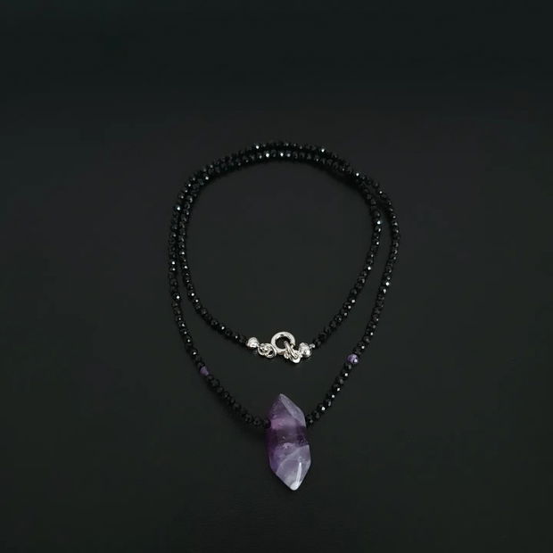 Colier spinel si ametist | Free Spirit |