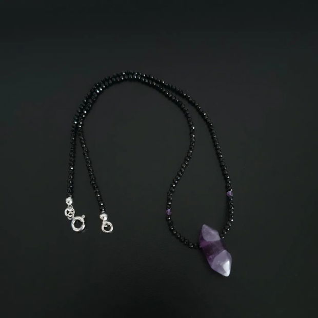 Colier spinel si ametist | Free Spirit |