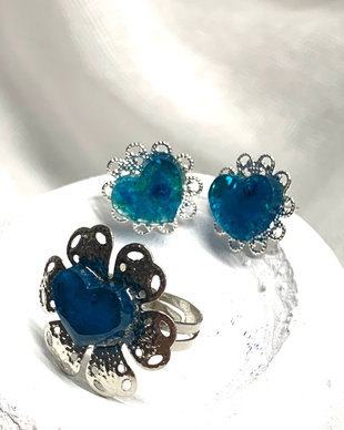 set bijuterii  - handmade din rasina 00958
