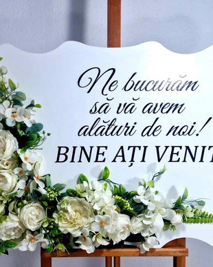 Panou intampinare invitati, personalizat