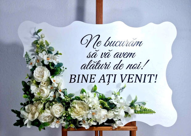 Panou intampinare invitati, personalizat