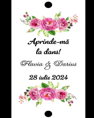 Eticheta artificii dans/ Artificii pentru primul danscu eticheta personalizata