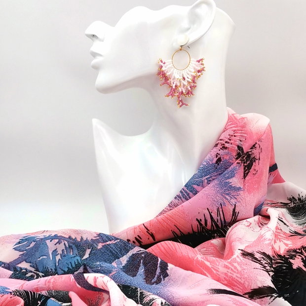 Cercei - Coral Delicate