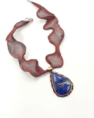 Colier pandantiv cu lapis lazuli