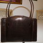 OFERTA  !Poseta vintage sopirla  , maro ,  ceas nou   cadou
