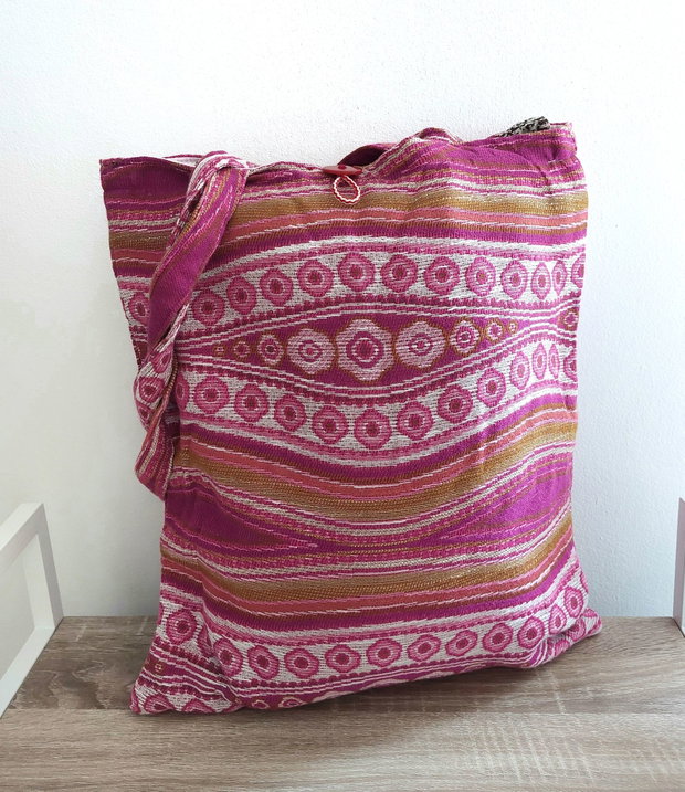 Sacoșă tote bag shopper mare captusit