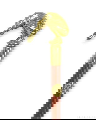 Baston din lemn mahon cu maner inotator