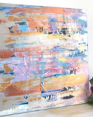 Tablou " Abstract colors "・Culori vibrante・Artistic・Cadouri artistice・Arta abstractă contemporană