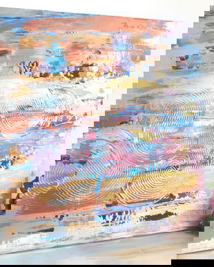 Tablou " Abstract colors "・Culori vibrante・Artistic・Cadouri artistice・Arta abstractă contemporană