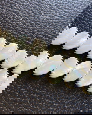 SHEL- HRT10/Margele sidef inima 10x10x4mm - 1 buc