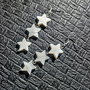 Cercei argint sidef stele atarnatori boho chic trendy - Transport gratuit