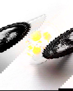 inel sticla cu flori 45721