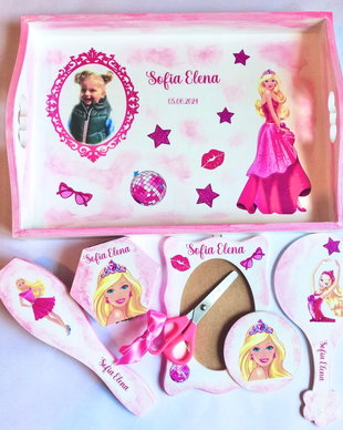 Set moț fetițe Barbie