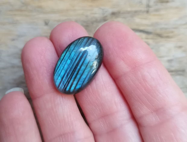 Cabochon labradorit, 25x16x6 mm