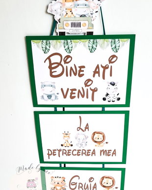 Placuta Safari Bine ati venit