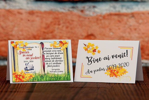 Cadou prima zi de scoala - magnet personalizat