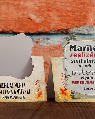 Felicitare cadou personalizat elevi - prima zi de scoala