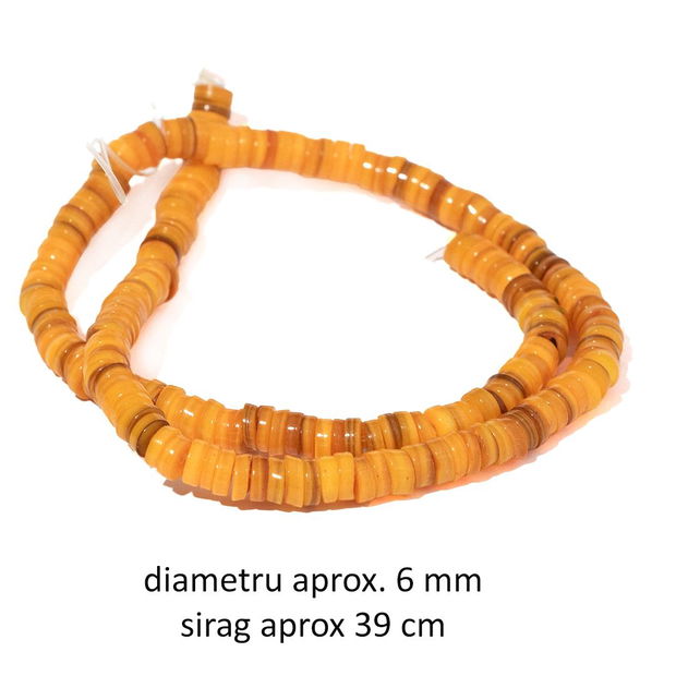 Sirag de Sidef natural, diametru 6 mm, SD-28