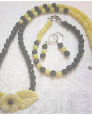 SET- ONIX NEGRU SI JAD OLIVE
