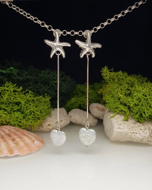 Cercei lungi '' Make a wish upon a starfish''