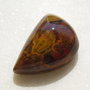 Cabochon agata Moroccan Seam aprox 35x23x12.6 mm