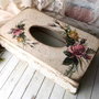 Cutie pentru servetele, decorata in stil vintage