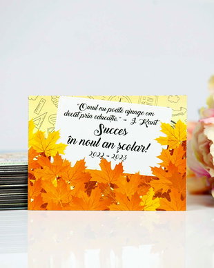 Cadou elevi  - magnet personalizat