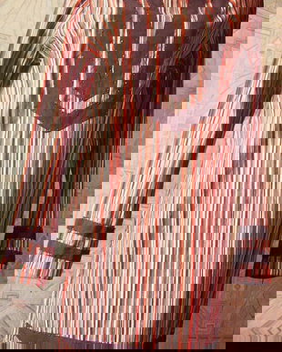 rochie tunica cu dungi si broderie