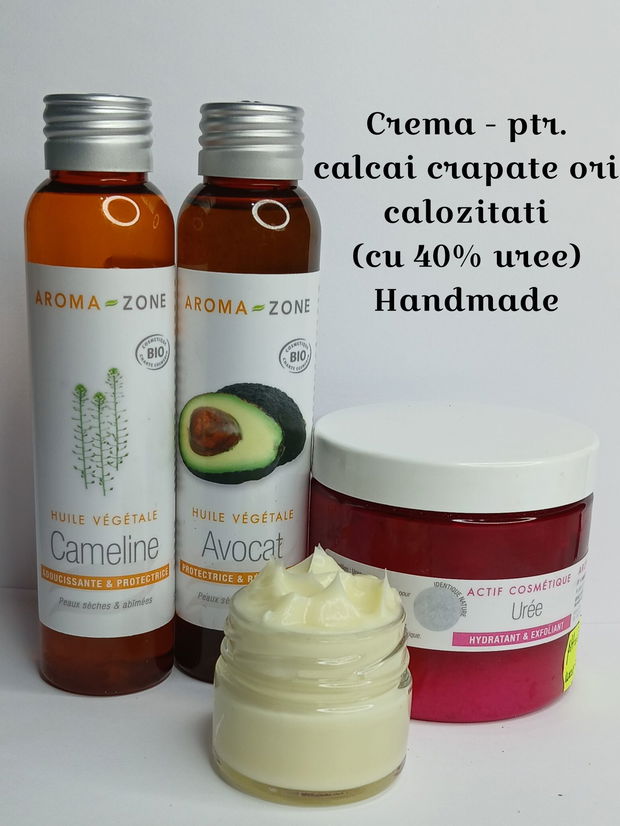 Crema naturala - ptr. calcai crapate, sau calozitati (cu uree)