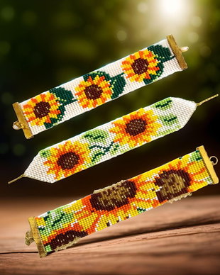 Bratara floarea soarelui