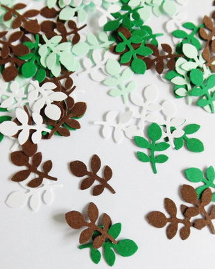 Confetti frunze
