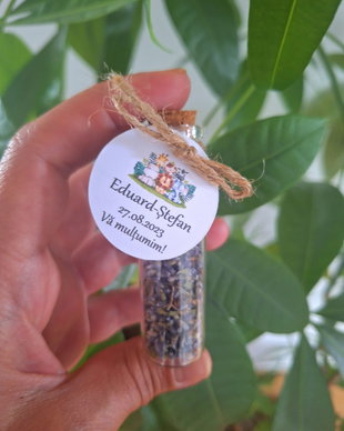 Marturii botez  / Marturii sticluțe cu lavanda