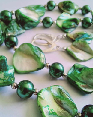 Colectia ` Mother of Pearls `  - Blue   Vert -