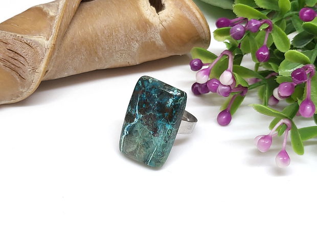 Inel chrysocolla